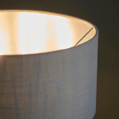 Lampa stołowa Endon Lighting Highclere 99149 nikiel