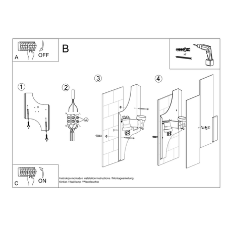 Sollux Lighting Kinkiet FABIANO SL.0197