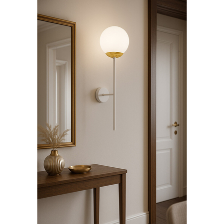 Kinkiet Kaja ELMO K-5316 biały, złoty