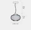 Lampa wisząca LED Fontana Arte F438885150NBLE Kanji