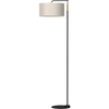 Milagro Lampa Podłogowa ATLANTA 1xE27 MLP7454 CZARNY / NATURALNE DREWNO