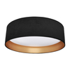 Milagro Plafoniera RONDO BLACK 18W LED ML7070 CZARNY / ZŁOTY