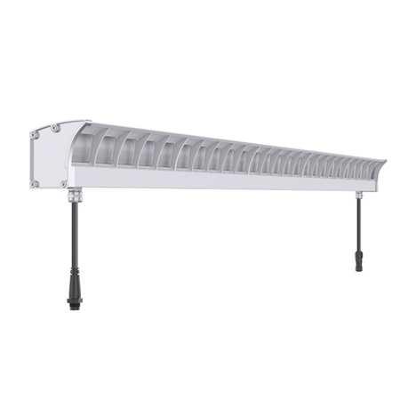 Lampa liniowa LED Greenie Courtline 43W 150lm/W do kortów tenisowych 5000K