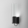 Kinkiet AQForm Modern Glass Tube P LED 230V Wall Czarny Struktura