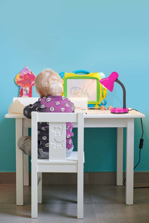 Lampa biurkowa CARIBA Kaja K-MT-203 RÓŻOWY