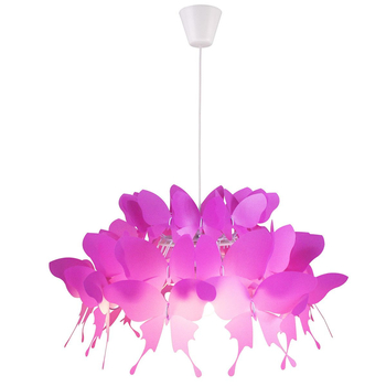 Lampa wisząca Farfalla 1xE27 ciemny róż LP-3439/1P dark pink