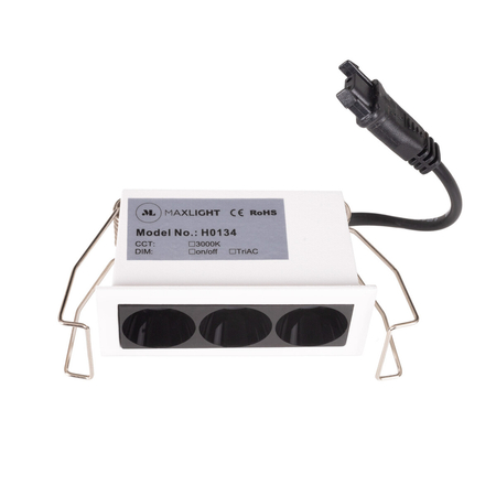 MAXLIGHT H0134 OPRAWA WPUSTOWA X-LINE, DO SKOMPLETOWANIA Z TRAFO HT0134