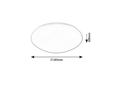 Lampa sufitowa Rabalux Lucas 71132 biały