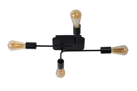 Lampa sufitowa Lucide LESTER 21118/04/30 czarny
