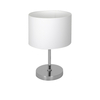 Milagro Lampka stołowa Casino Biały / Chrom 1xE27 ML6375 Biel / Chrom