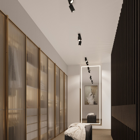 Sollux Lighting Plafon KARBON 4 czarny SL.1583