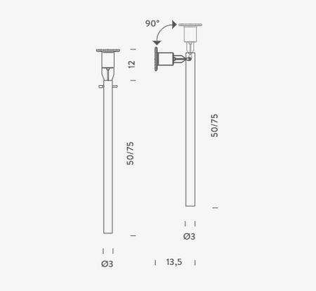 Kinkiet Nemo CANHGW41 Canna Nuda