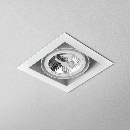 Lampa wpuszczana AQForm Squares 111 x 1 230V Recessed Biały Struktura