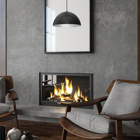 Milagro Lampa wisząca Beta Czarny/Biały 1xE27 35cm MLP8954 CZARNY / BIAŁY