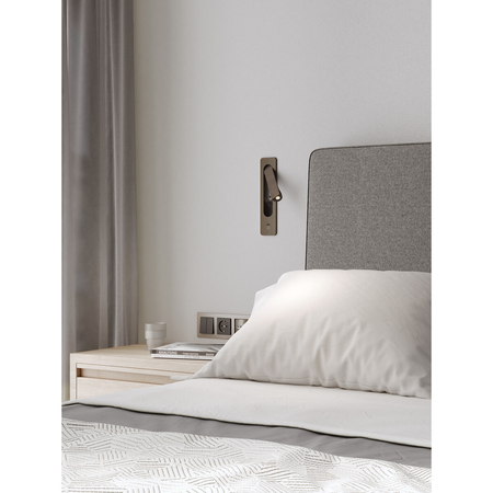 Kinkiet Astro Keta USB C 1437037 Brązowy