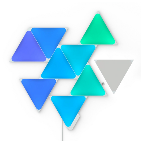 Nanoleaf ISMNLST9 Nanoleaf Shapes Triangles Starter Kit - panele świetlne (9 paneli świetlnych)