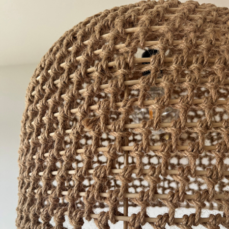 Light Prestige Rattanowa lampa wisząca Kanso 50 cm jasne drewno 1xE27 LP-2025/1P 50 cm