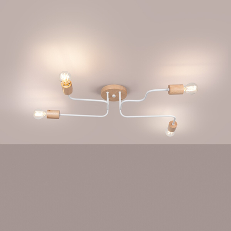 Sollux Lighting Żyrandol TIMBO 4 biały SL.1665