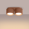 Sollux Lighting Plafon AURA 2 mocca Gx53 SL.1808
