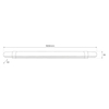 Eko-Light Listwa Led Batten 48W 150cm 5200lm 4000K IP65 EK0852 BIAŁY