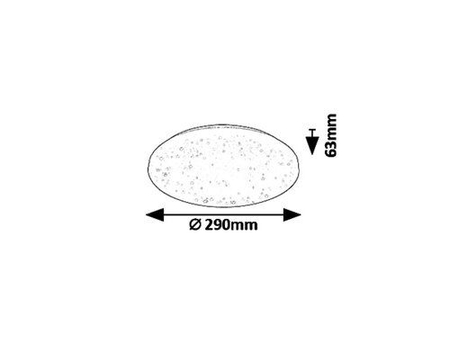 Lampa sufitowa Rabalux Rob 5435 biały
