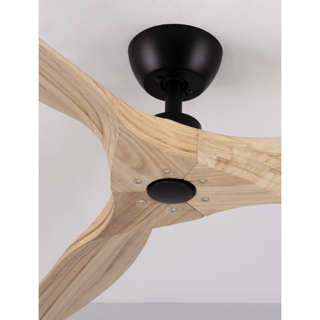 Wentylator Luces Exclusivas LE44418 drewno jasne i ciemne, czarny