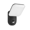Kinkiet zewnętrzny Italux Nammi D-sensor OWL-6206-S-3K Czarny piaskowany
