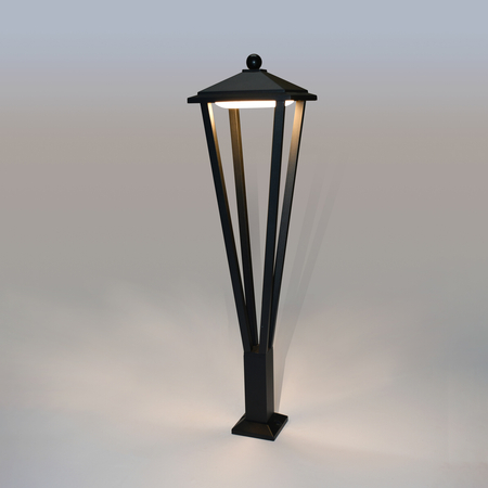 Lampa zewnętrzna Italux OFL-22474-L-BK Czarny piaskowany