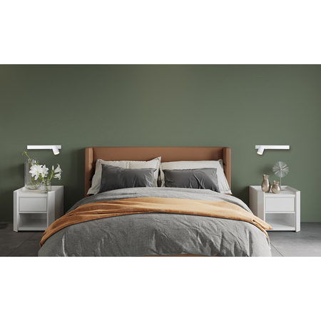 Milagro Kinkiet Magnet 9W+1xGU10 3000/4000K Biały Prawy ML1128 BIAŁY