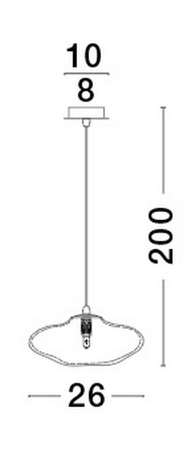 Lampa wisząca Luces Exclusivas NAYARIT złoty LE42899