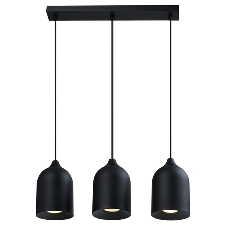 Light Prestige Metalowa lampa wisząca Nilo czarna 3xGU10 LP-0110/3L BK