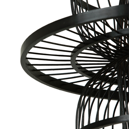 Light Prestige Rattanowa lampa wisząca Astra czarna 1xE27 LP-3110/1P BK