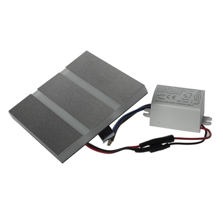 Eko-Light Oprawa schodowa VOX Barwa Zimna 6500K EKS3843 BIAŁY / SREBRNY