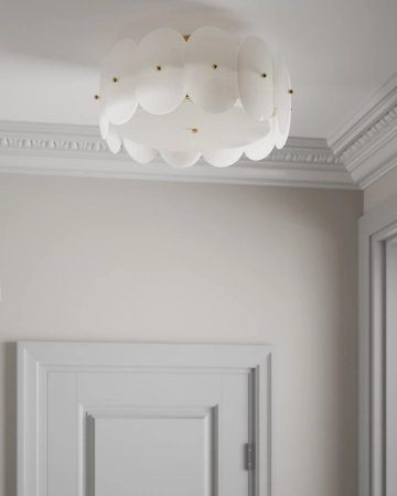 Lampa sufitowa By Rydens Omlot Ø53 biały/miedziany