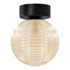 Lampa sufitowa Kaja GIRO K-5686 bursztynowy, czarny