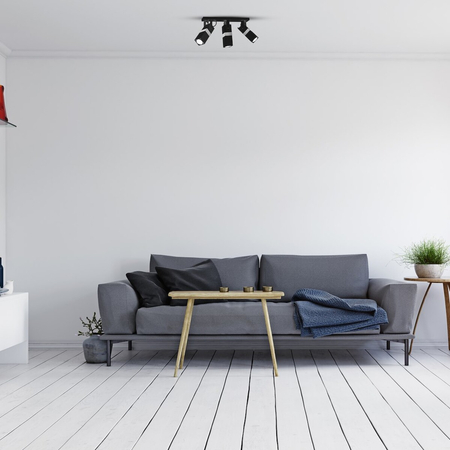 Milagro Lampa sufitowa VIDAR BLACK/CHROME 3xGU10 MLP6286 Czerń / Chrom