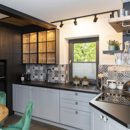 Reflektor Snow do szynoprzewodów 1F 1xGU10 czarny LP-731/1R BK