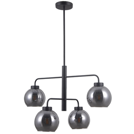 Lampa wisząca Italux Poggi  PND-28028-4D Czarny mat
