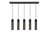 Lampa wisząca Lucide LIONEL 73406/05/30 czarny