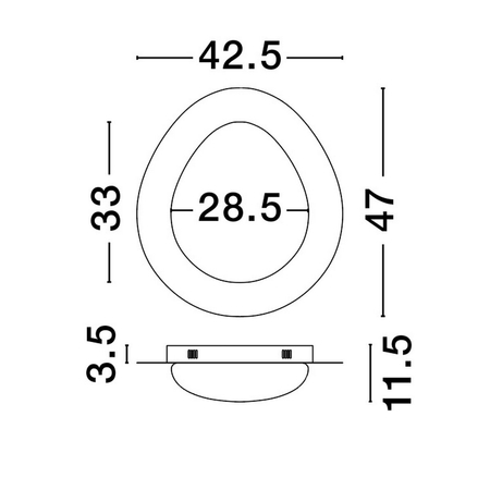 Lampa sufitowa Luces Exclusivas LE44416 drewno jasne i ciemne