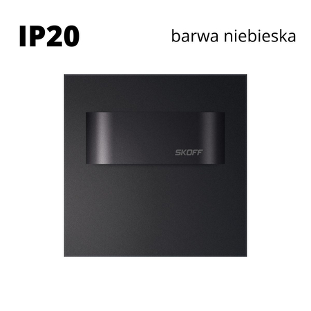 Oprawa schodowa led Skoff Tango Short Czarna Niebieska IP20
