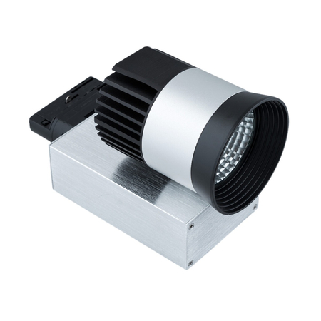 Reflektor Szynowy 3-fazowy LED GreenieD COB 20W obudowa aluminiowo-czarna WW