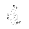 Sollux Lighting Kinkiet LORETO czarny SL.0201