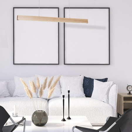 Milagro Lampa Wisząca TIMBER 18W LED MLP568 Naturalne drewno