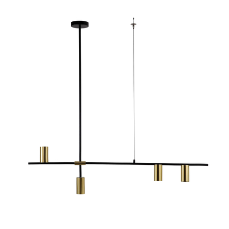 Lampa wisząca Arizona 4xGU10 czarno/złota LP-074/4PL BK/GD