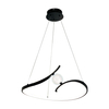 Milagro Lampa wisząca PERLA BLACK 34W LED ML1177 CZARNY