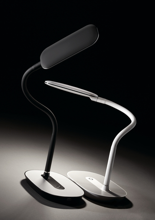 Lampa stołowa LENA biały LED 6,5W 4000K 530lm ściemnianie 3 tryby, ładowarka USB