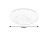 Lampa sufitowa Rabalux Primrose 1426 biały