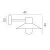 LUND 290 HOT-DIP GALVANIZING E27 LED 9W
