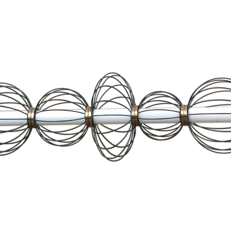 Lampa wisząca Italux Rabel PND-344221-5-BK Czarny mat